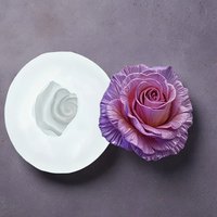 Realistic Flower-Shaped Candle Silicone Mold,Epoxy Resin,ClayDIYMold,ApplicableDIYMaking Candles,Aromatherapy,Soap,Gypsum,Decora