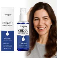 Ghk-Cu Copper Peptide for Hair Growth Scalp Serum Moisturizer Spray Fast-Absorbing Softness Shine Advanced Regrowth Treatment