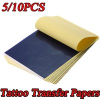 5/10PCS A4 Tattoo Transfer Paper Tattoo Supplies Carbon Thermal Transfer Paper Tattoo Stencil Copy Tracing Paper Accessory image 4