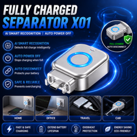 Smart AI Charging Separator Auto Power Off TypeC Charger Adapter Automatically Disconnects When Full Charge Protect Battery Safe