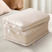 Large Capacity 3-Layer Self-Pressing Storage Bag, Space-Saving Comfortable Storage Bag for Closet Organization, Bedding and Pill