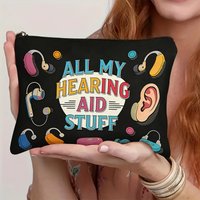 Makeup Pouch Storage Solutions for Hearing Devices Toiletry Organizer Pencil Holde Must Have Items for Graduation Wedding