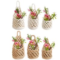 Wall Plant Hanger Space Saving Storage Macrame Plant Holder Wall Stand for Flower Pot Indoor Bedroom Living Room Home Decor