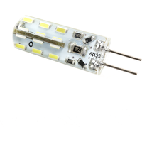 G4 DC 12V 15W 24 SMD 3014 LEDs 105LM 6000K-6500K Energy-saving LED Bulb Light Lamp (White) G4 LED bulb 12V