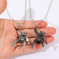 Handcrafted Alien Pendant Necklace Project Hail Mary Grace Rocky Fan Gift Cool Sci-Fi Themed Jewelry for Nerds