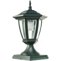 Outdoor Solar Post Light Waterproof Garden Lamp with Pier Mount Base Decorative Solar Lights for Pole Outside Luces Solares