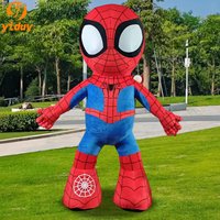 3M Giant Spider-Man Inflatable Mascot Costume Anime Cartoon Hero Character Superman Halloween Party Fancy Dress Adult WalKing Cl
