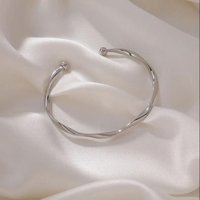 Stainless Steel Gold Color Bamboo Joint Bangles 2025 Trend Bracelet for Women Men Romantic Party Gift Fashion Jewelry