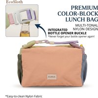 EcoSloth Dopamina Lunch Bag for Adults Kids Water-resistant Large Capacity Portable Cooler Bag for Work, School, Picnic & Travel