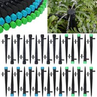 Drip Emitters Tube PE Pipe Adjustable 360 Degree Water Flow Irrigation Drippers Sprayer For Garden Flower Bed Plants Water