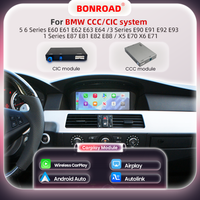 BONROAD CarPlay Android auto dla BMW 5 3 serii E60 E61 E62 E63 E64 E90 E91 E92 E93 E87 E81 E82 E88 E84 CCC system CIC