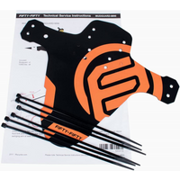 FIFTY-FIFTY Mountain Bike Fender, MTB Mudguard, Front and Rear Compatible Bicycle Mudguard, Fits 26", 27.5", 29" Bike
