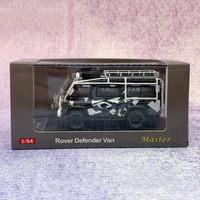 Master 1:64 Scale Rover Defender Van Alloy Simulation Car Model Static Collection Decorated Holiday Gifts Toys Souvenir Gift