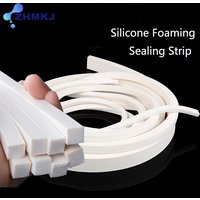 Silicone Foaming Sealing Strip White Square Silicone Foaming Sponge Sealing Strips Doors Windows Gasket
