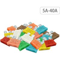 100Pcs ATO ATC Standard Blade Fuse Set 3A 5A 10A 15A 20A 30A 40A Upgraded High-Current Car Fuse for 12V-58V Truck RV Boat