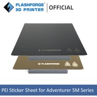 Flashforge PEI Sticker Sheet Platform for Adventurer 5M & 5M Pro Build Bed 3D Printer Parts Accessory