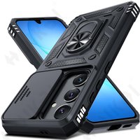 Case For Samsung Galaxy S26 S25 S24 S23 Ultra Plus FE A17 A37 A57 A56 5G Military-Grade Protection Phone Slide Camera Cover