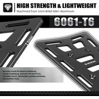 NICECNC Motorrad-Gepäckträger hinten für KTM EXC 300 EXC 350 EXC 500 2004-2025, EXC-F 350 SX 125 SXF 450, Husaberg FE350 TE125 TE250 TE300, Beta RR, GasGas, Yamaha, Sherco, Suzuki, Honda