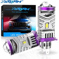 XSTORM H4 LED Projector Lens Headlights 100W 20000LM Car Lights 9005 9006 LED Lights Canbus NO ERROR Motorcycle Headlight 6500K