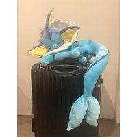 Big Size Vaporeon Pokemon Eevee Large Plush Toys Eevee Collection Evoli Flareon Stuffed Plushie Pillow Pokémon Gift