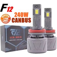 240W F12 H7 H4 H11 9005 9006 Double Copper LED Headlight Bulbs Car Lights High Brightness Long Lifespan Error-Free Fit