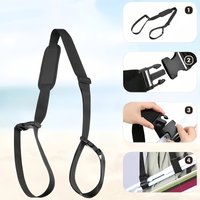 1pc Carry Strap for Beach Chair Heavy Duty Scooter Carry Strap Durable Adjustable Shoulder Strap for Yoga Mat Folding Chair