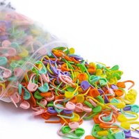 100/600pcs Colorful Mini Knitting Clips Locking Stitch Markers Sweater Crochet Needle Clip Pins Buckles Hooks Craft Sewing Tools
