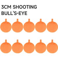 10Pcs Shoot Bullseye 3cm Silicone Shooting Target Slingshot Shooting Catapult Archery Sports Tactical Hunting Shoot Bullseye