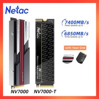 Netac SSD NVMe M2 1TB 2TB 4TB SSD PCIe4.0 M.2 2280 NVMe DRAM Cache Internal Solid State Drive for Desktop Laptop PS5 PC Computer