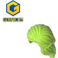 Gobricks GDS-M109 Minifig, Hair Female Mid-Length with Braid Around Sides compatible with lego 59363 Technical Modified