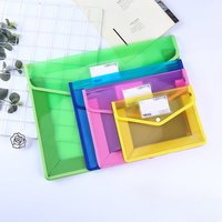 A3 / FC Colorful Organ Bag Office Ultra Large Paper Storage Briefcase Horizontal Twill Student 3D Waterproof Expanding Folder