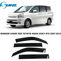 Side Window Deflector For Toyota Noah Voxy R70 2007 2008 2009 2010 2011 2012 2013 Window Shield Sun Rain Deflector SUNZ