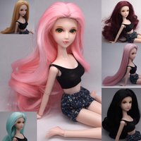 Dolls Small Head Wig High-temperature Silk Wigfor 11cm To 12cm Head Circumference Suitable No Doll