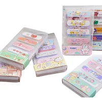 80pcs/box Cartoon PE Band Aid Wound Dressing Patch for Children Kids Kawaii Plaster First Aid Strips Portable Adhesive Bandages