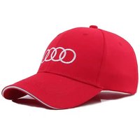 1pc Car Logo Outdoor Sports Sun Hat Breathable Baseball Cap For Audi SLine A4 B8 A3 A5 A6 C5 A1 A7 A8 Q5 Q7 RS3 RS4 RS5 RS6 TT