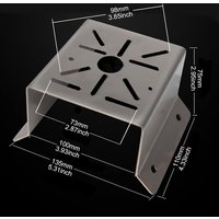 New Universal Corner Mount for Security Camera,Stainless Steel Mounting Corner Bracket for Wall Mount Corner,Suitable for Corner