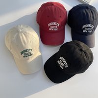 Casquette de baseball brodée de lettres en coton doux pour femmes et hommes, chapeaux à visière à bord incurvé pour sports de plein air décontractés, casquettes unisexes Hip Hop pour papa