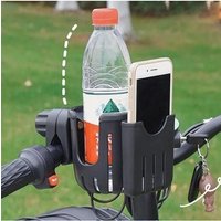 AliExpress NONE 2 In 1 Motorcycle Stroller Cup Holder Bike Wheelchair Phone With Walker Rack Black Easy 360 Install Degree Rotation Adjusta I8P3