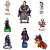FOR Balde of Ghost Giyu Collection Acg Stand Cute Mitsuri Figurine Acrylic Stand Sanemi Acrylic Stand Shinobu Statue Obanai Toys