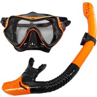 Factory wholesale adult-sized fully dry breathing tube set. Buoyancy suit set for diving.