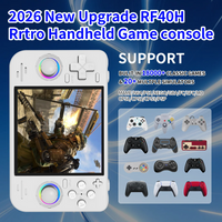 FLLBW RF40H Retro Handheld Game Console Linux 4.0 IPS Screen Supports WiFi Glowing Rocker Portable Pocket Video Game Playe