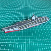 1PCS 1/2000 Scale Nimitz-class CVN-68 Nuclear-Powered Aircraft Carriers Model Simulated Battleship Length 16cm for Diorama Scene