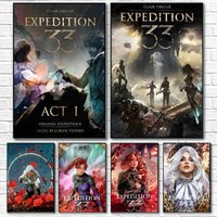 C-Clair Obscur Expedition 33 Poster Room Wall Art Decor Waterproof Stickers For Home Bar Bedroom Decoration