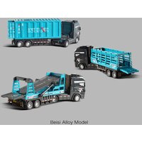 1pcs children I play construction truck toys engineering toys boy party role play desktop decoration indoor and outdoor games