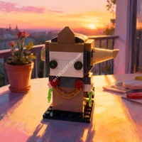140pcs MOC Brickheadz Adventure Time The Lich Model Building Blocks Construction Toys Idea Brick Festival Gifts Education