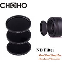 ND Filter ND2 ND4 ND8 ND16 ND32 ND64 Neutral Density Filtors 49MM 52MM 55MM 58MM 62MM 67MM 72MM 77MM for Canon Nikon Sony Camera