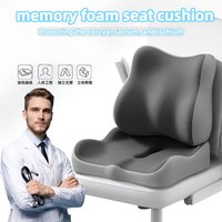 2026 Memory Foam Seat Cushion for Tailbone Sciatica Back Pain Relief Non-Slip Office Car Chair