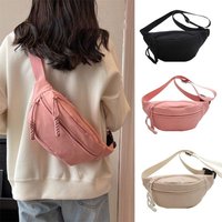 New Half Moon Women's Chest Bag Large Capacity Waterproof Waist Bags Oxford Cloth Multifunctional Crossbody Bag Sport