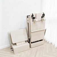 Reformer Pilates-machine, houten opvouwbare Pilates-reformerapparatuur voor thuis