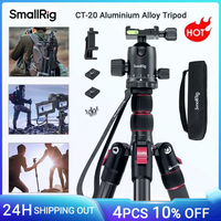 SmallRig 78" Camera Tripod Foldable Aluminum Tripod & Monopod 360°Ball Head Detachable & Quick Release Plate for Camera Phone